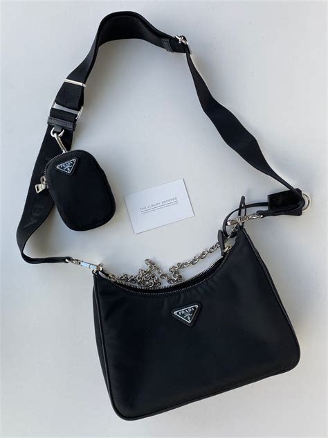 prada nylon crossbody bag with pouch|Prada crossbody bag nylon sale.